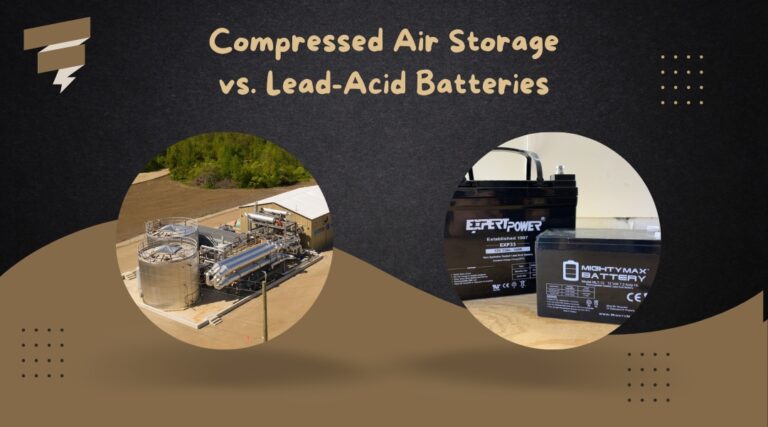 lead-acid batteries vs compressed air storage